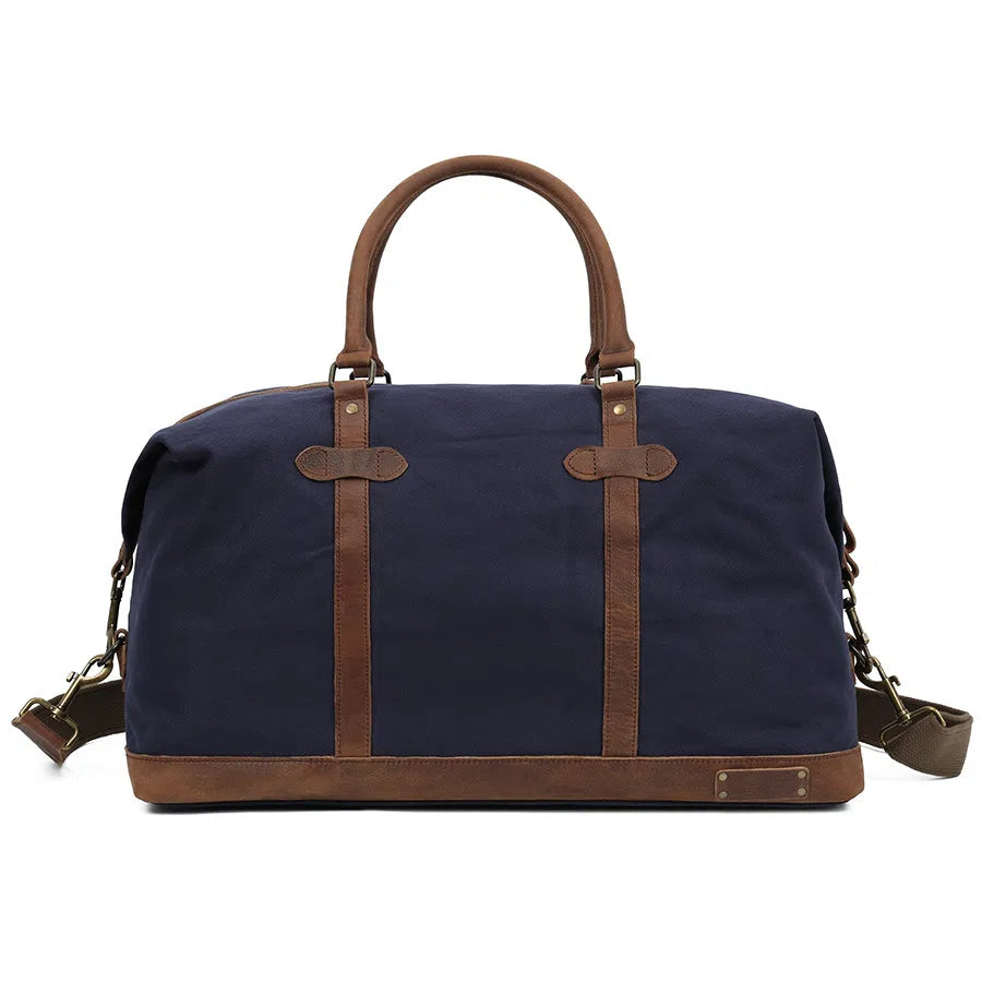 Vintage Cotton Canvas Duffle Bag