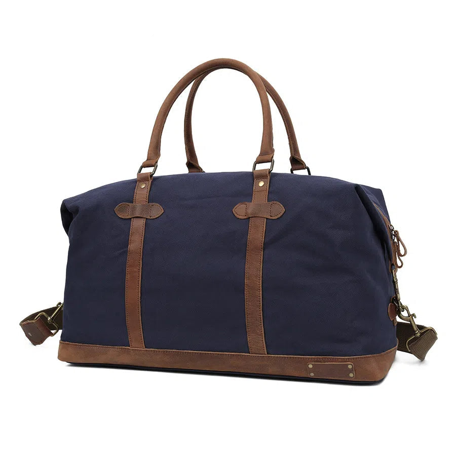 Vintage Cotton Canvas Duffle Bag