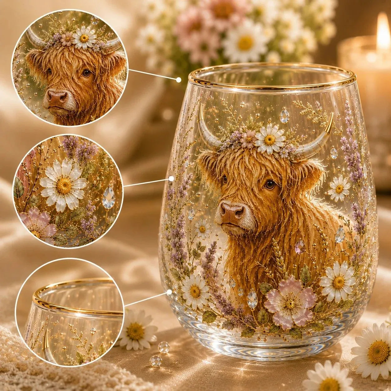 🌸🌿 Limited Edition 2026 Garden Morning Bliss Glass Tea Cup