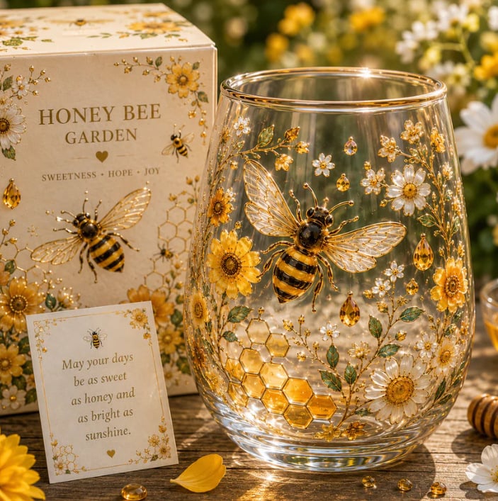 🌸🌿 Limited Edition 2026 Garden Morning Bliss Glass Tea Cup