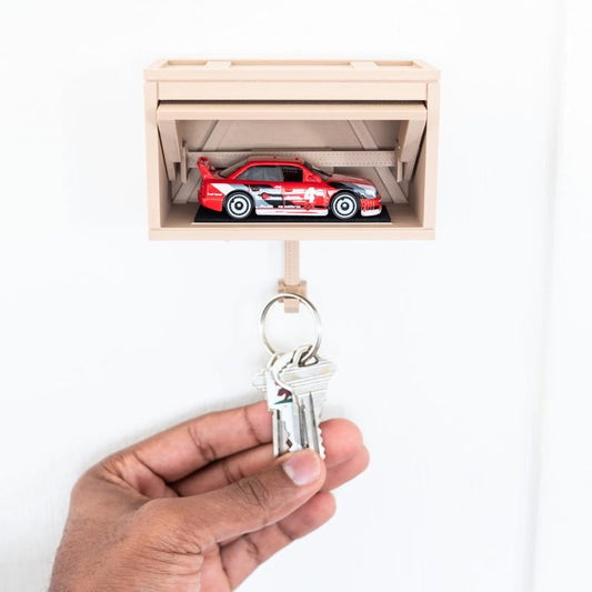 🚗🔑Industrial Wall-Mounted Key Holder