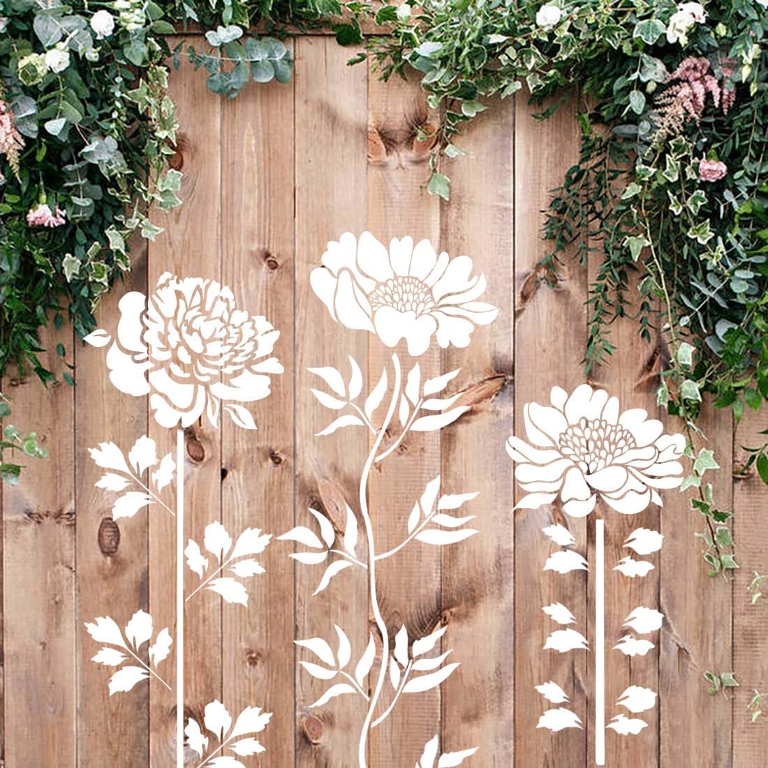 🏡This Week's Special Sale -Garden Fence Large Flower Stencils🌻DIY Decoration