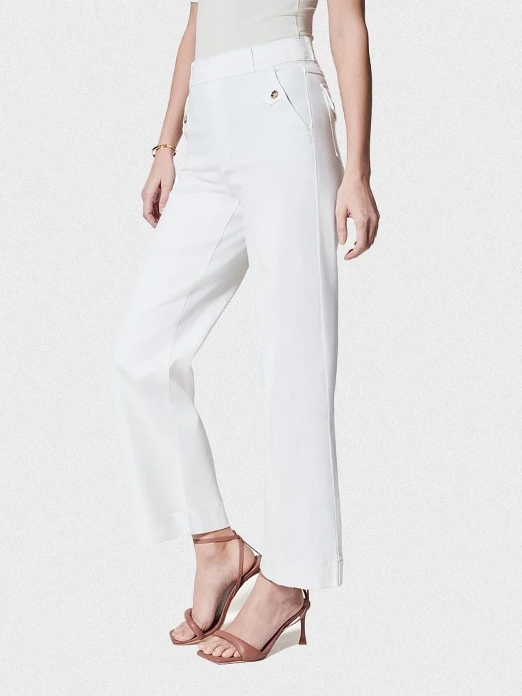 😍Last Day 49% OFF-Tummy Control Twill Cropped Wide Leg Pant(Buy 2 Free Shipping)