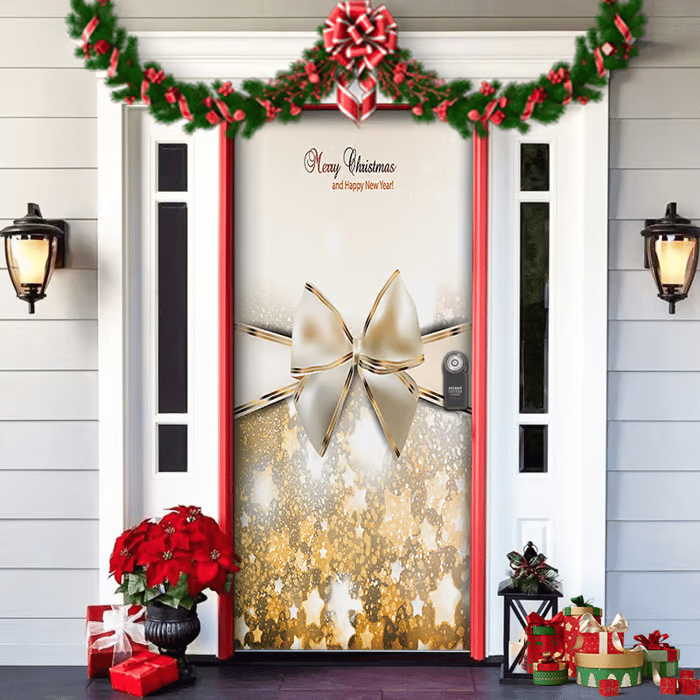 🌟2025 Christmas And Halloween Front Door Decoration