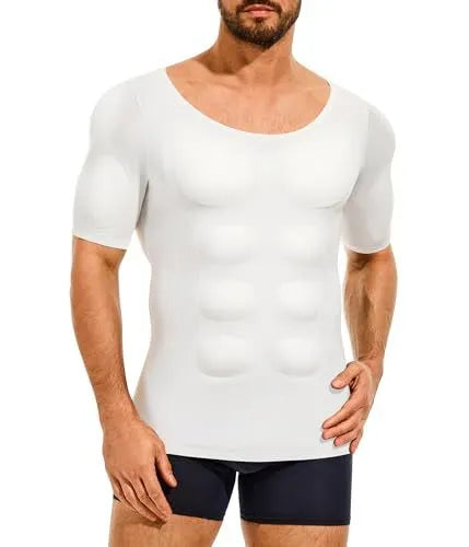 Men's Fake Muscle T-Shirtsreshape A More Powerful Appearance