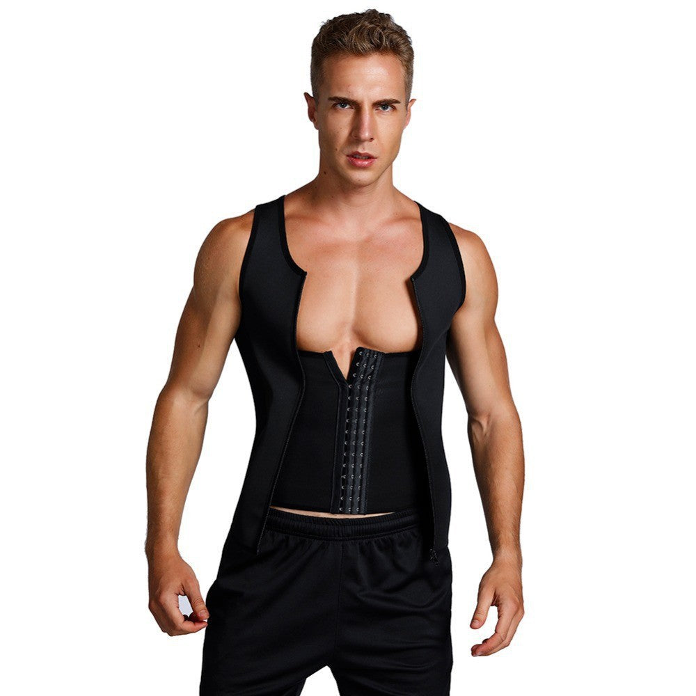 Men's Waist-Tightening Zipper Vests