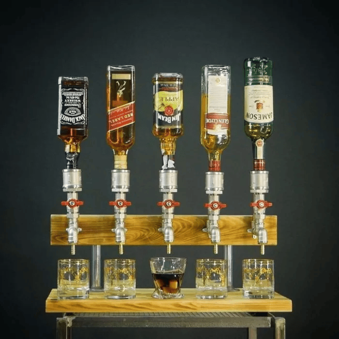 💥PROMOTION 49%OFF💥Liquor Alcohol Whiskey wood Dispenser