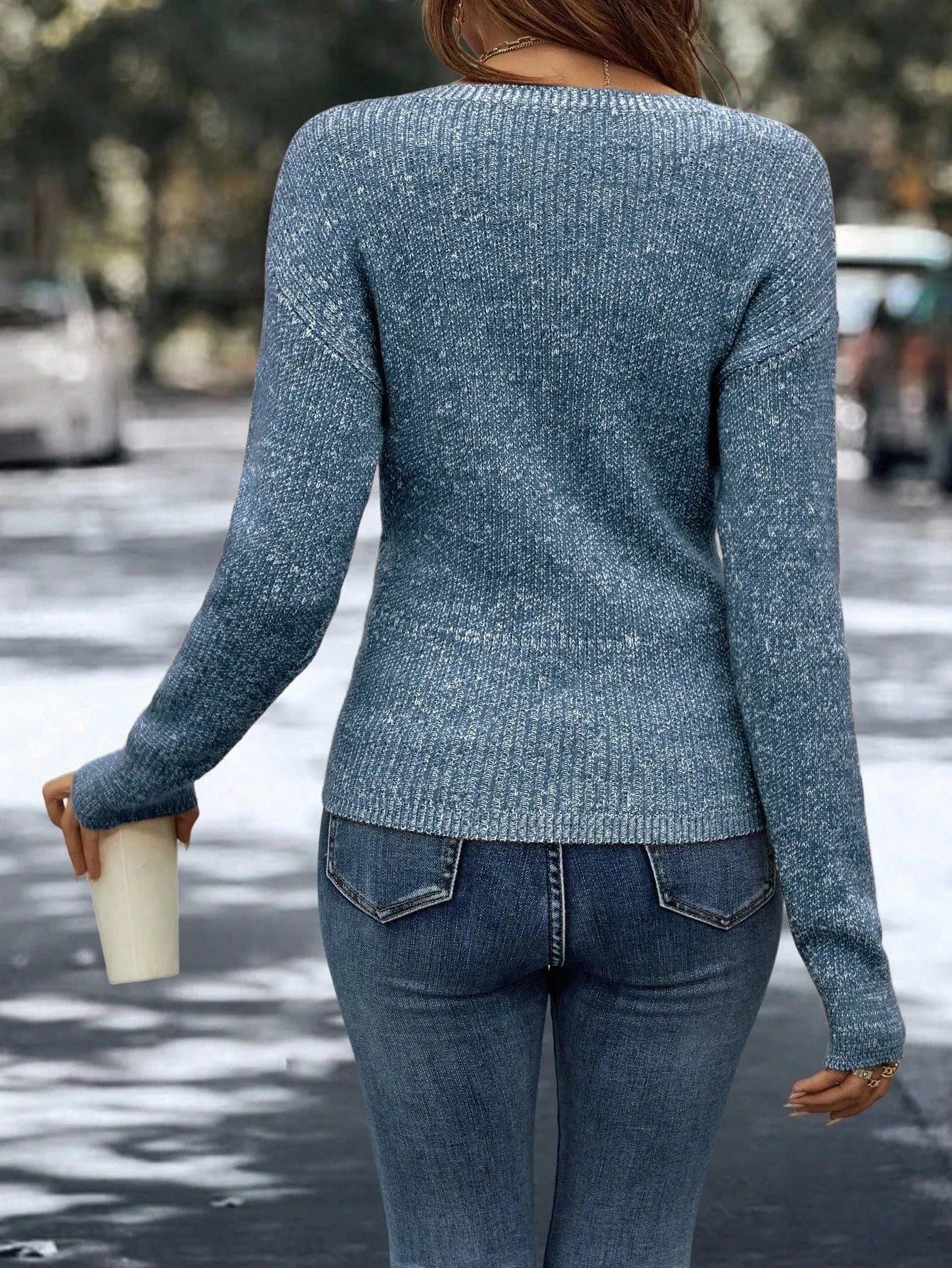 Elegant Women's Casual Knit Sweater