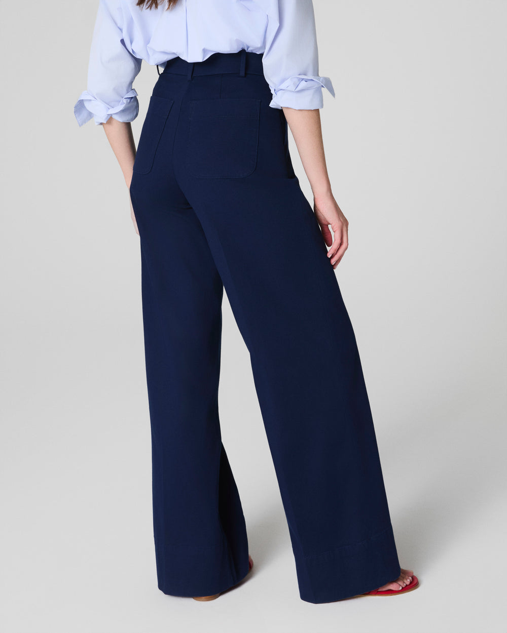 Tummy Control Stretch Twill Wide Leg Pant (Buy 2 Free Shipping)