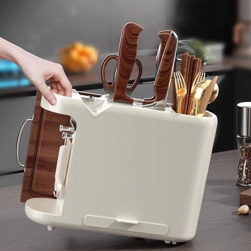 Multi-Functional Chopstick Holder Knife Board Rack