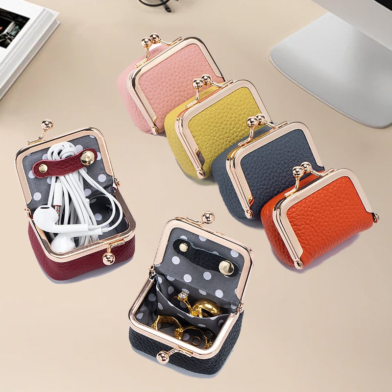 ✨Genuine Leather Mini Jewelry Box