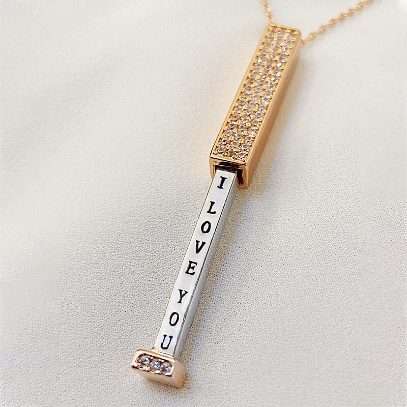 Hidden I Love You Necklace