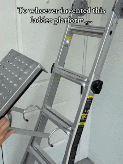 Foldable Steel Ladder Platform – Universal Fit for Step Ladders