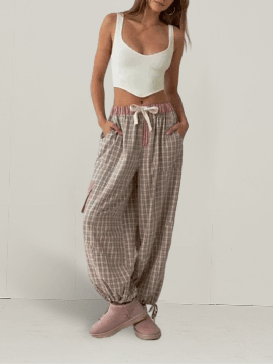 Pink Loose Pajama Set-Buy 2 Free Shipping