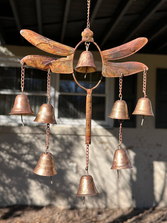 Dragonfly With Bells Wind Chime