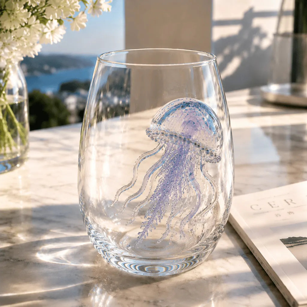 🌊 3D Marine Life Handcrafted Glassware