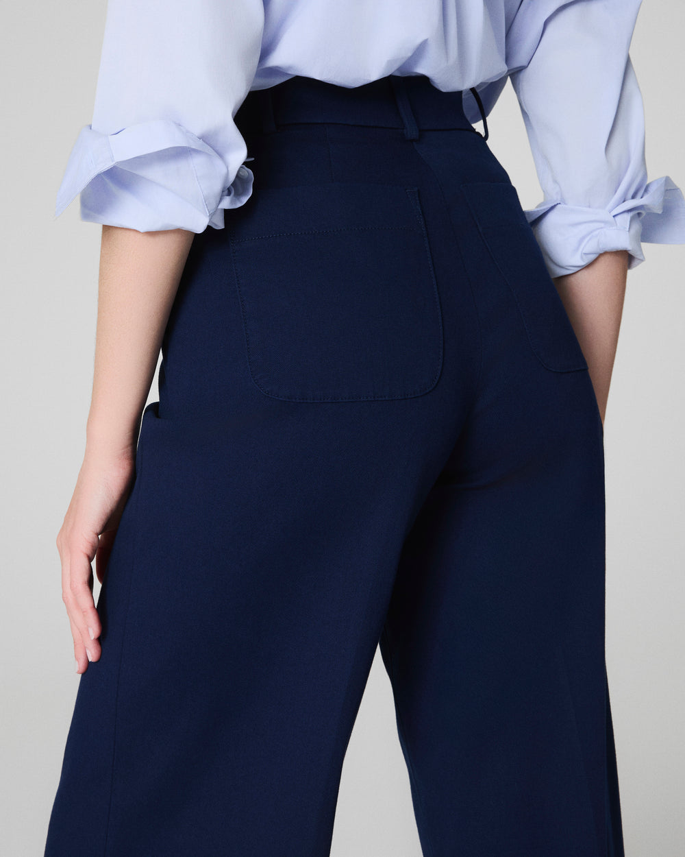 Tummy Control Stretch Twill Wide Leg Pant (Buy 2 Free Shipping)