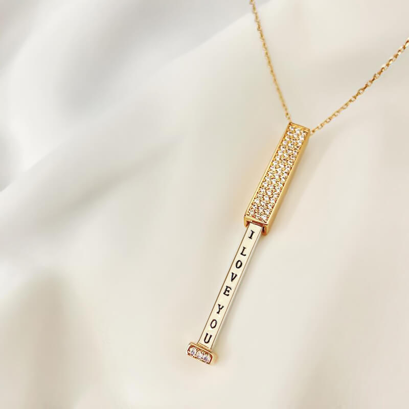 Hidden I Love You Necklace
