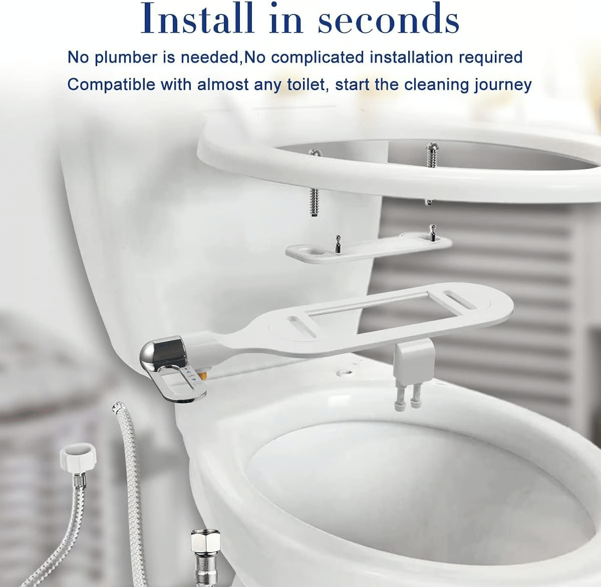 Smart Toilet Flusher(Hot And Cold Temperatures Can Be Adjusted Freely)