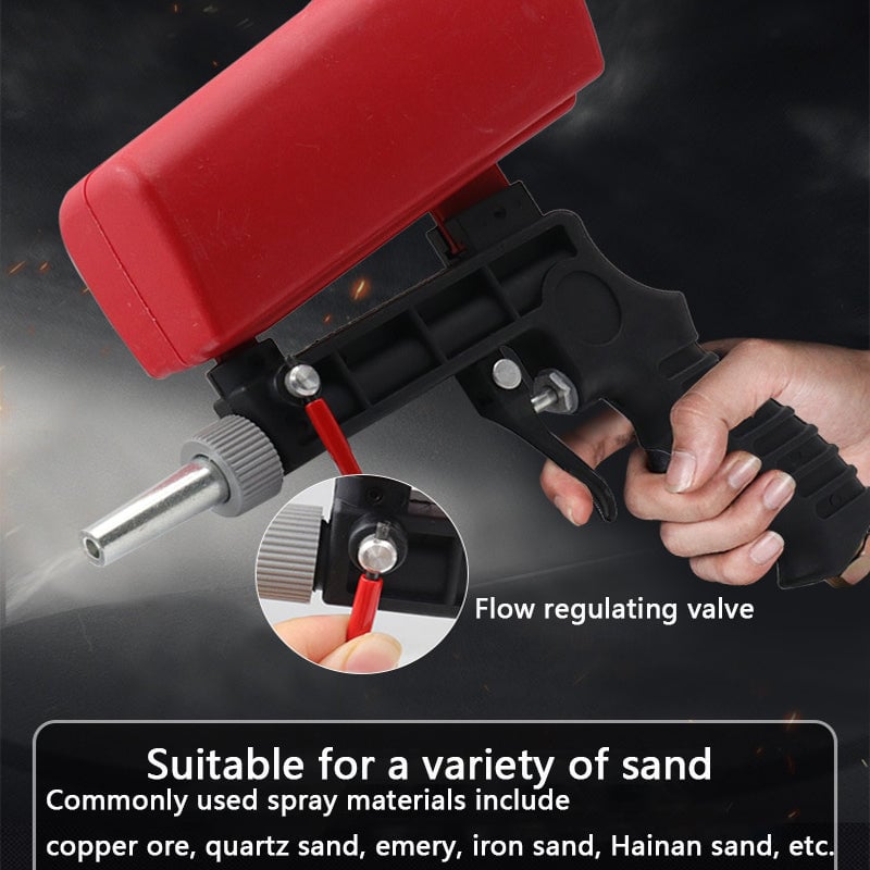 🔥Summer Hot Sale Promotion-49% OFF✨Portable Pneumatic Sandblasting Gun