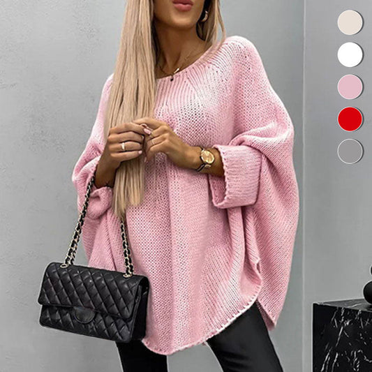 Women’s Elegant Knitted Cape Sweater