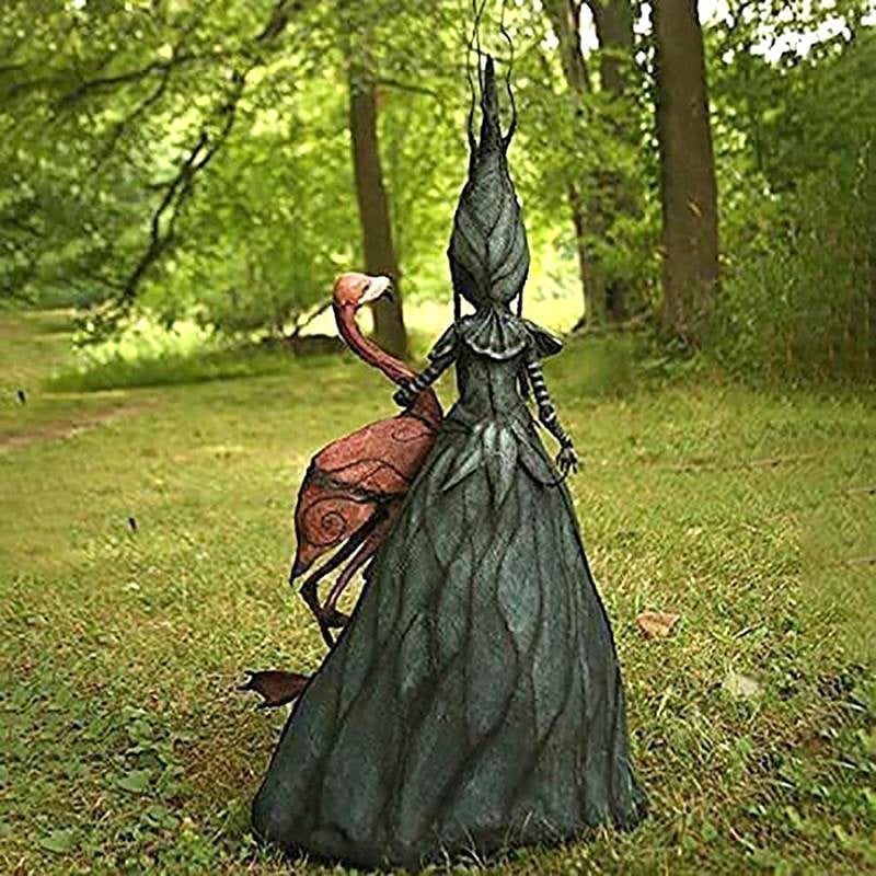 Nightmare Witch Resin Crafts Halloween Garden Decoration