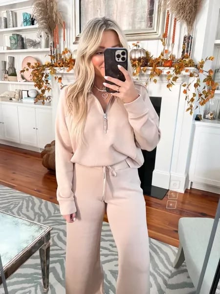 Long Sleeve Wide Leg Jumpsuit