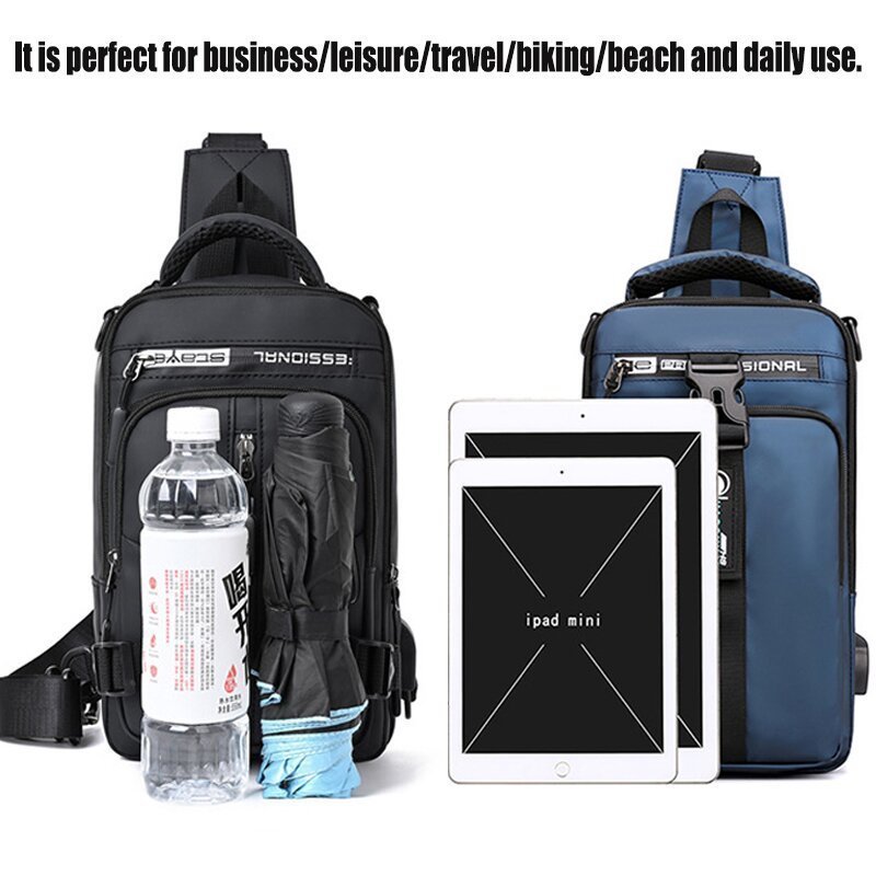 Anti-theft waterproof crossbody bag