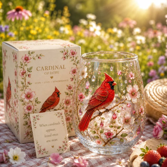 🌸🌿 Limited Edition 2026 Garden Morning Bliss Glass Tea Cup