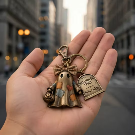 🔥Hot-selling🎃👻 Halloween Ghost Squad Keychain