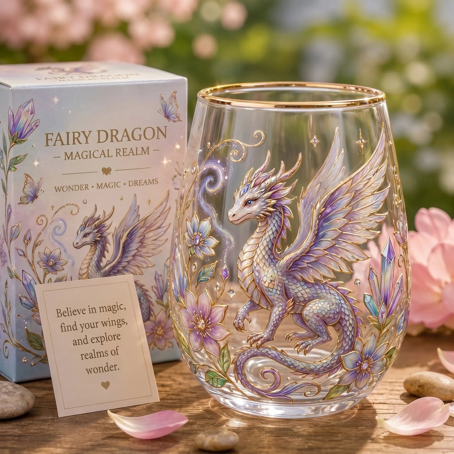 🌸🌿 Limited Edition 2026 Garden Morning Bliss Glass Tea Cup