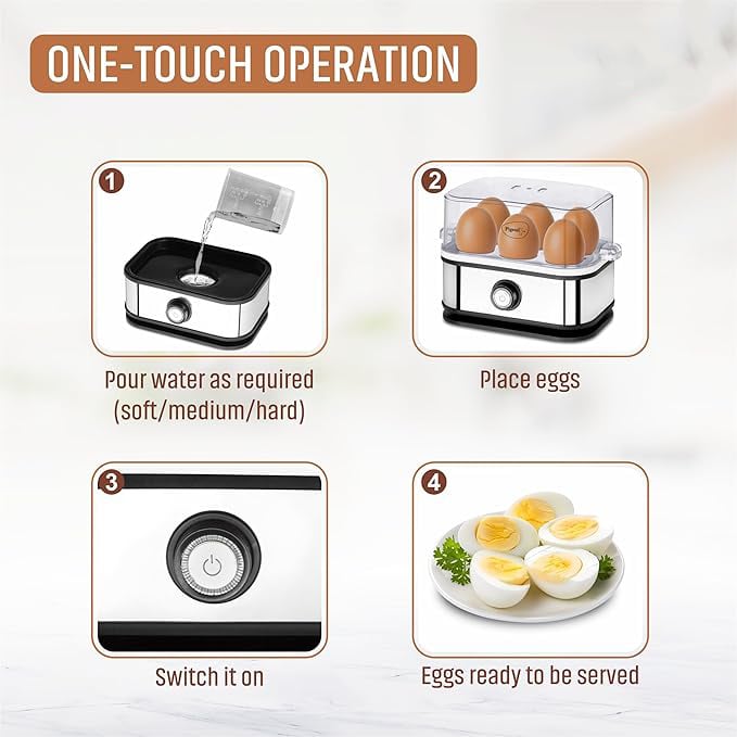 Effortless Egg Cooking with the Ultimate Stainless Steel Egg Cooker