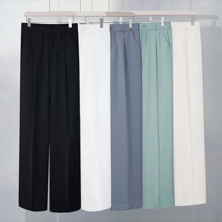 Loose Straight Casual Wide Leg Pants