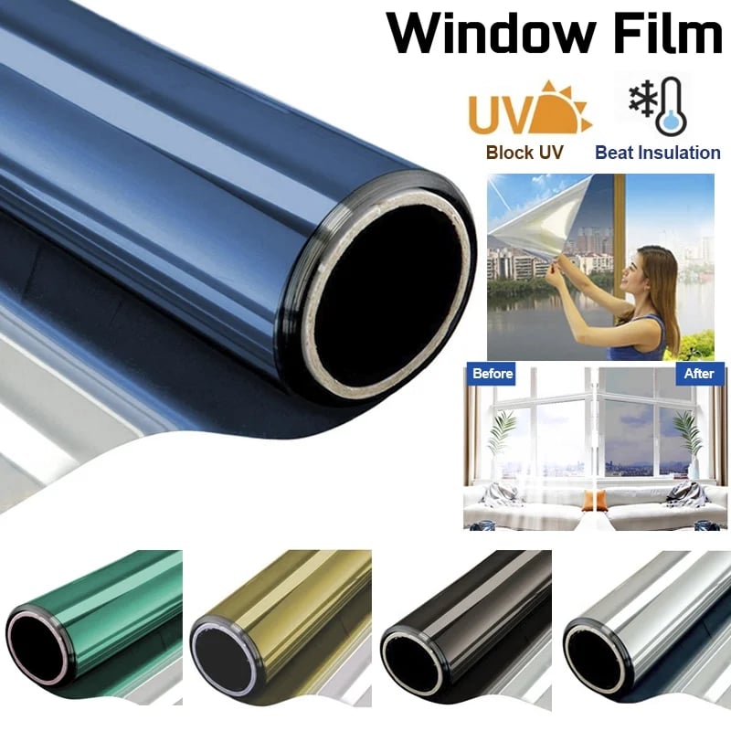 Privacy Sun Blocking Anti-UV Reflective Window Film