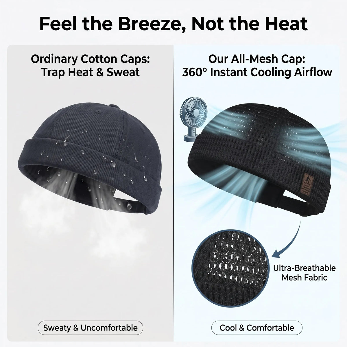 🔥HOT SALE🔥🧢 Everyday Mesh Cap – No Sweat, Just Comfort (Fits Most)