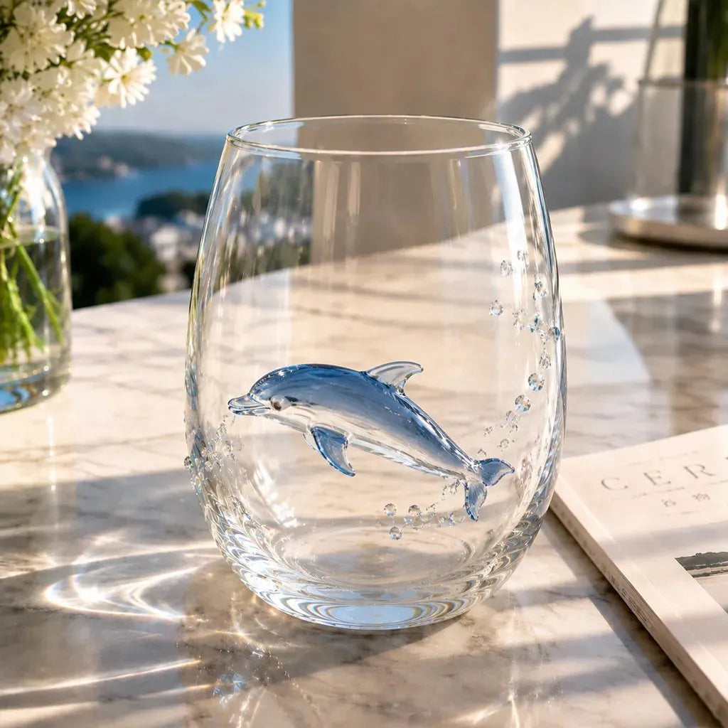 🌊 3D Marine Life Handcrafted Glassware