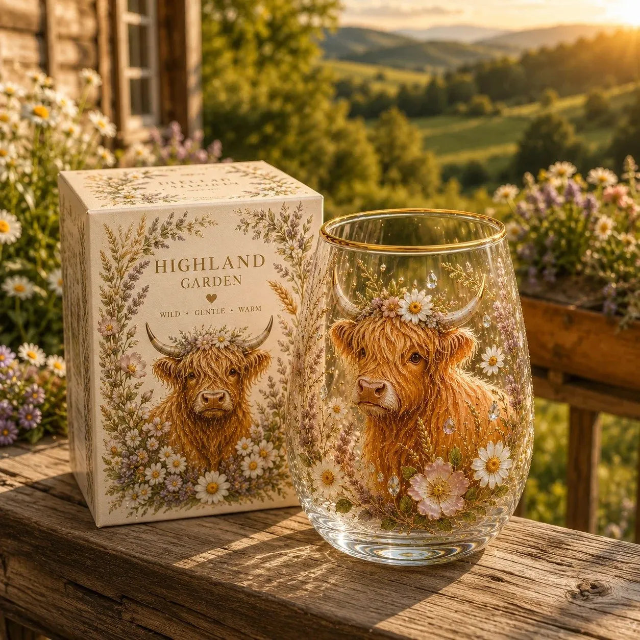 🌸🌿 Limited Edition 2026 Garden Morning Bliss Glass Tea Cup
