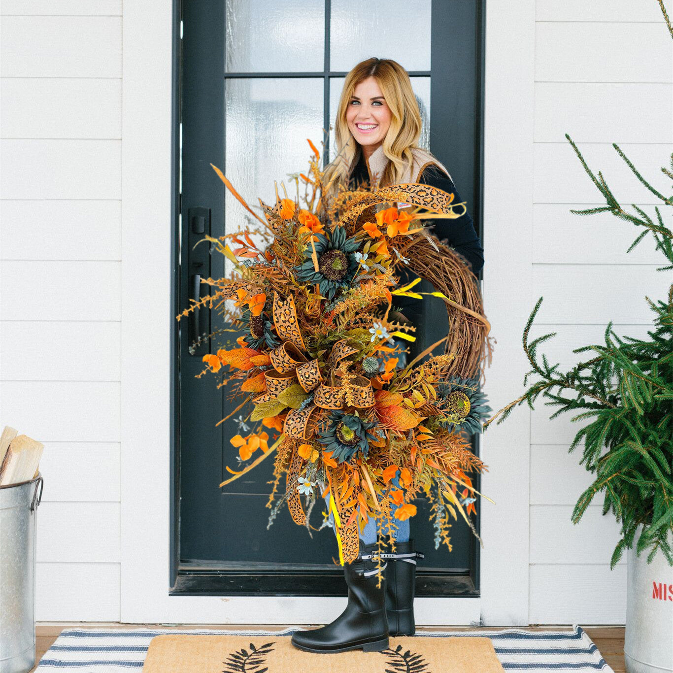 🍇Autumn Grapevine Wreath