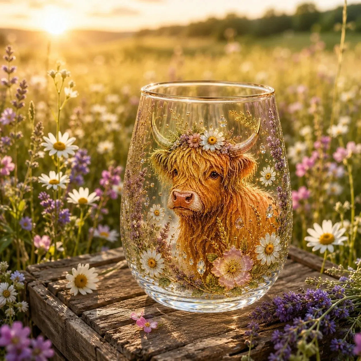 🌸🌿 Limited Edition 2026 Garden Morning Bliss Glass Tea Cup