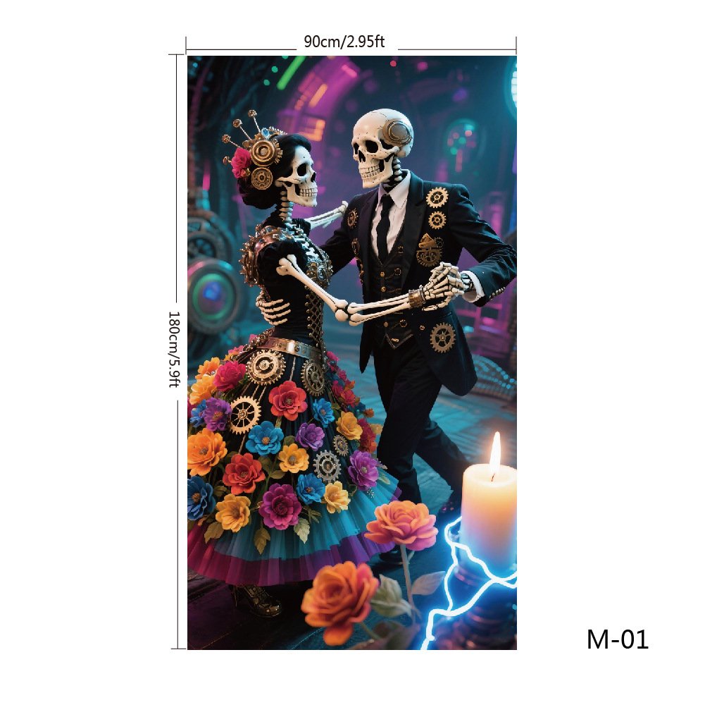 🌟2025 Christmas And Halloween Front Door Decoration