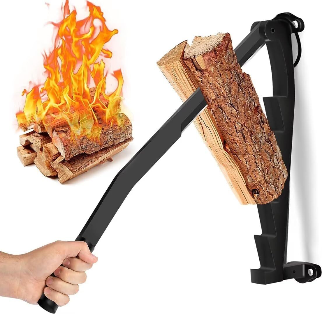 Wall-Mounted Wood Splitter-Kindling Splitter
