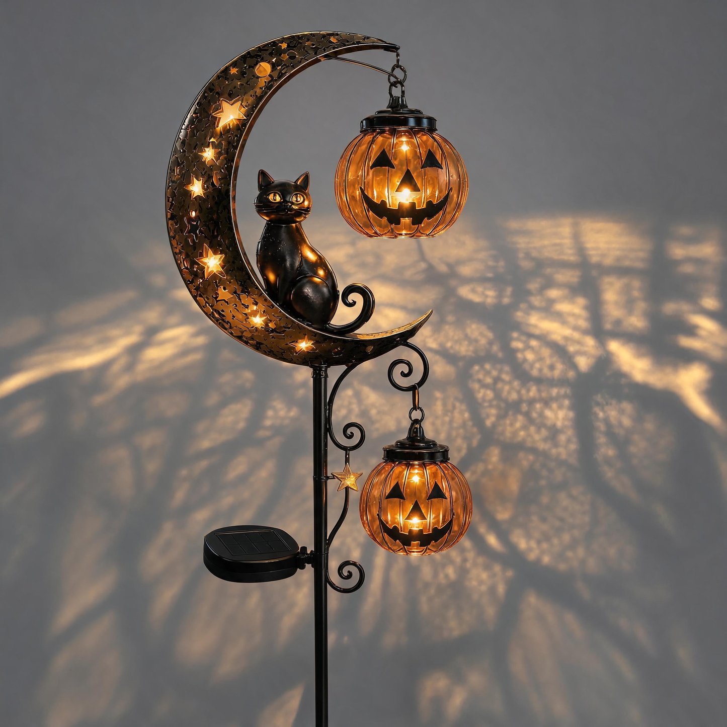 🎃 Halloween Early Bird Sale 🎃 49% OFF Pumpkin Moon Garden Stake Light