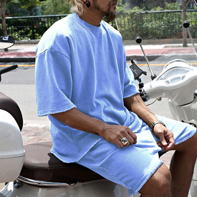 Men's Loose and Breathable Summer Two-Piece Set