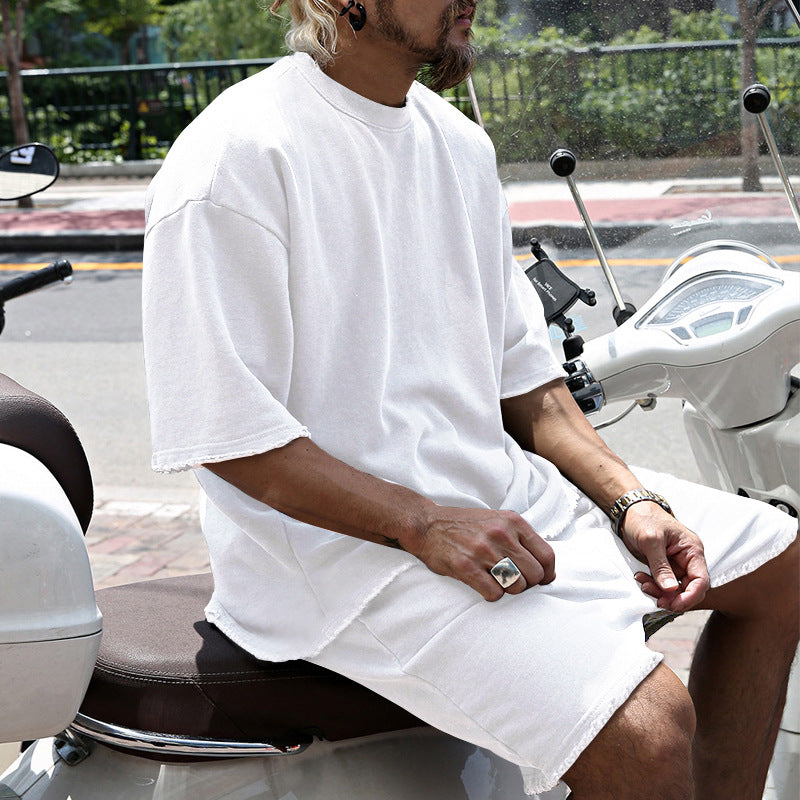 Men's Loose and Breathable Summer Two-Piece Set