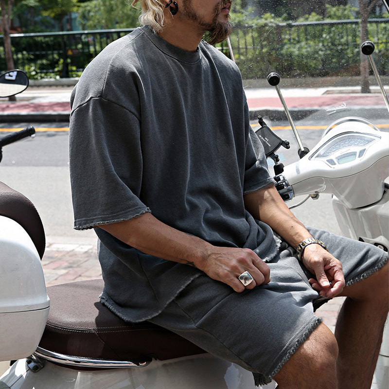 Men's Loose and Breathable Summer Two-Piece Set