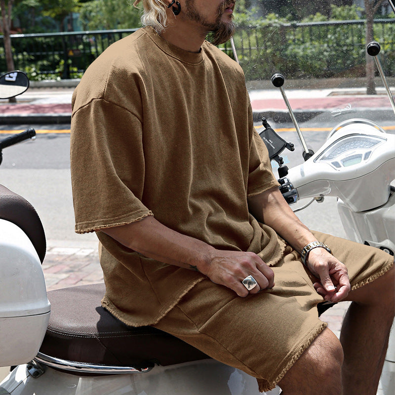 Men's Loose and Breathable Summer Two-Piece Set