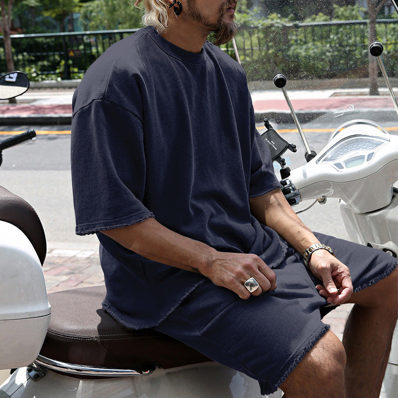Men's Loose and Breathable Summer Two-Piece Set