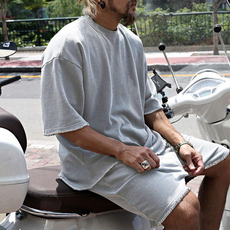 Men's Loose and Breathable Summer Two-Piece Set