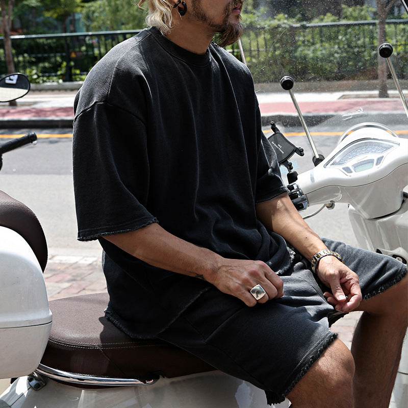 Men's Loose and Breathable Summer Two-Piece Set