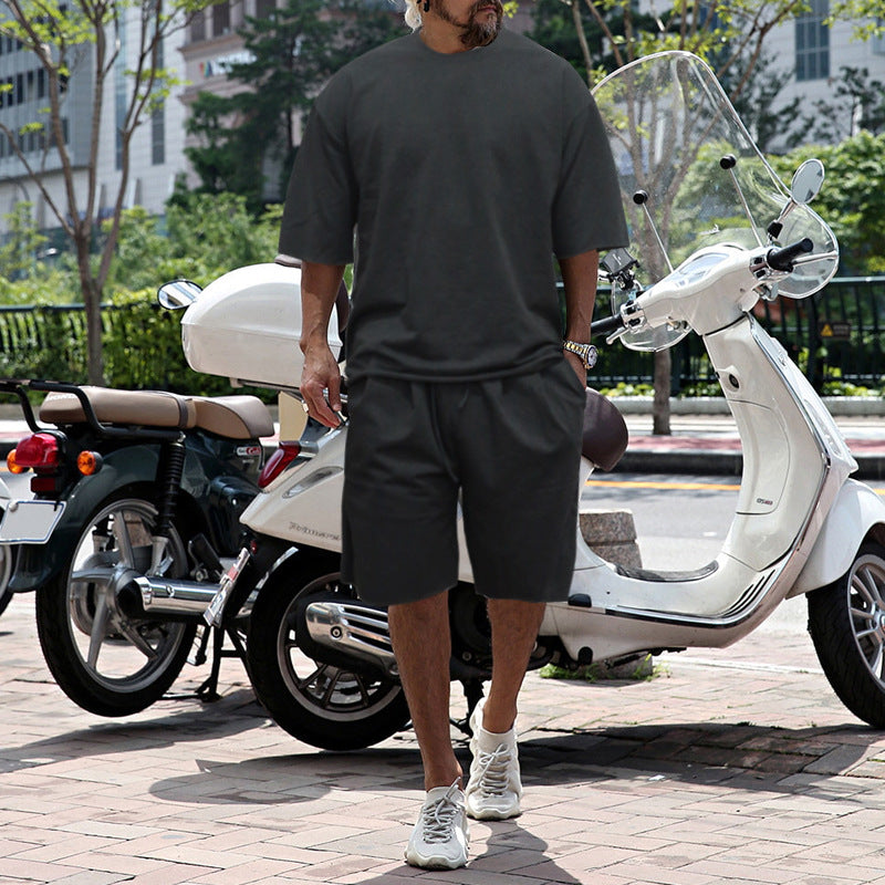 Men's Loose and Breathable Summer Two-Piece Set